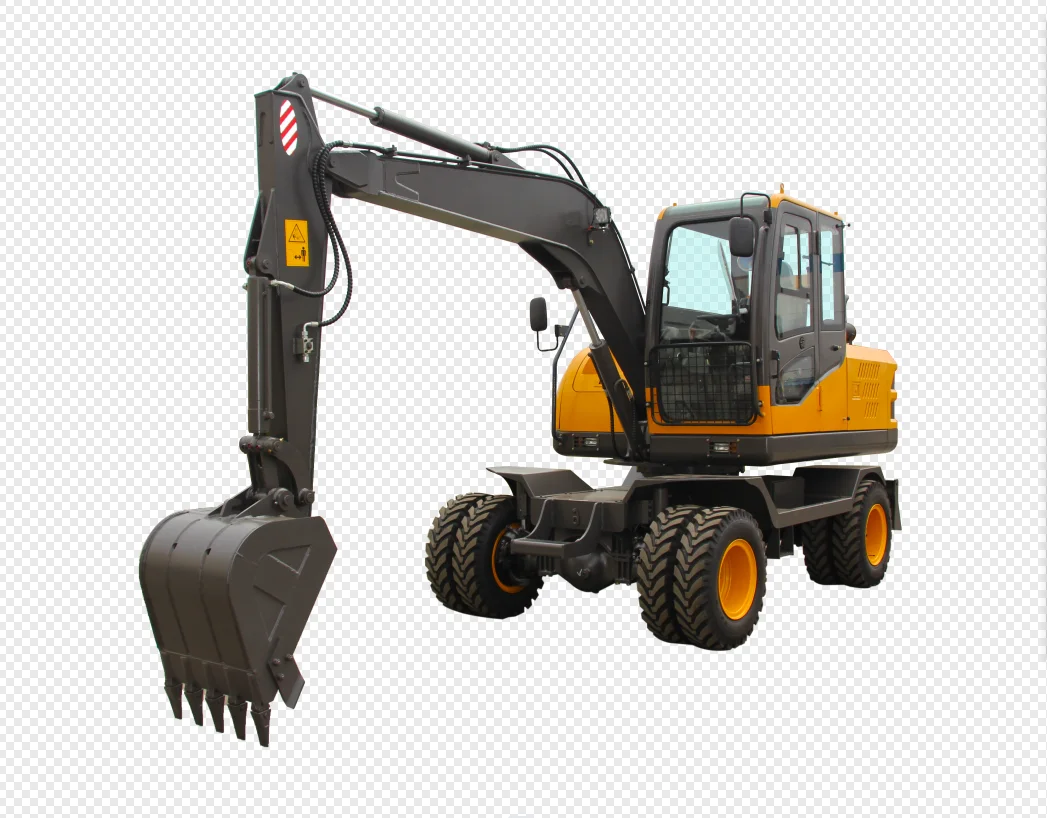 fast delivery low price 6 ton wheel digger machine excav