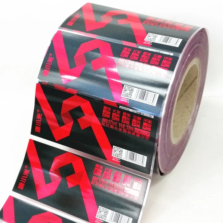 16 years Chinese factory Custom 2 sides Personalized Logo Glass Plastic Bottle Jar Labels Printing For Wine, Food