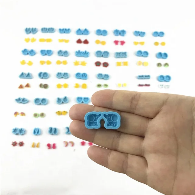 DLR914 оптовая продажа 42 стиля DIY Поделки ювелирные изделия ожерелье серьги-гвоздики силиконовые формы для эпоксидной смолы