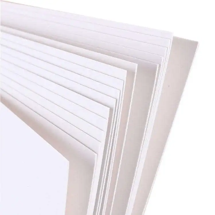 Manufacturers factory fbb paper board sheet high bulk gc1 gc2 fbb c1s cardboard white paper sheets