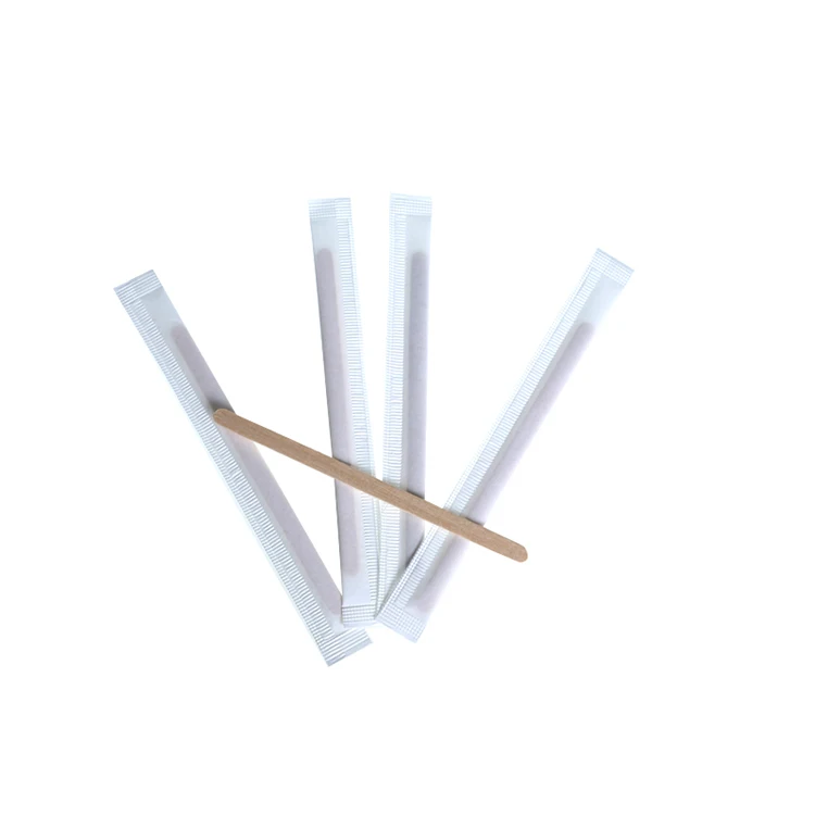 
Custom High Quality Tools Eco-friendly Paper Wooden Coffee Stirrers 