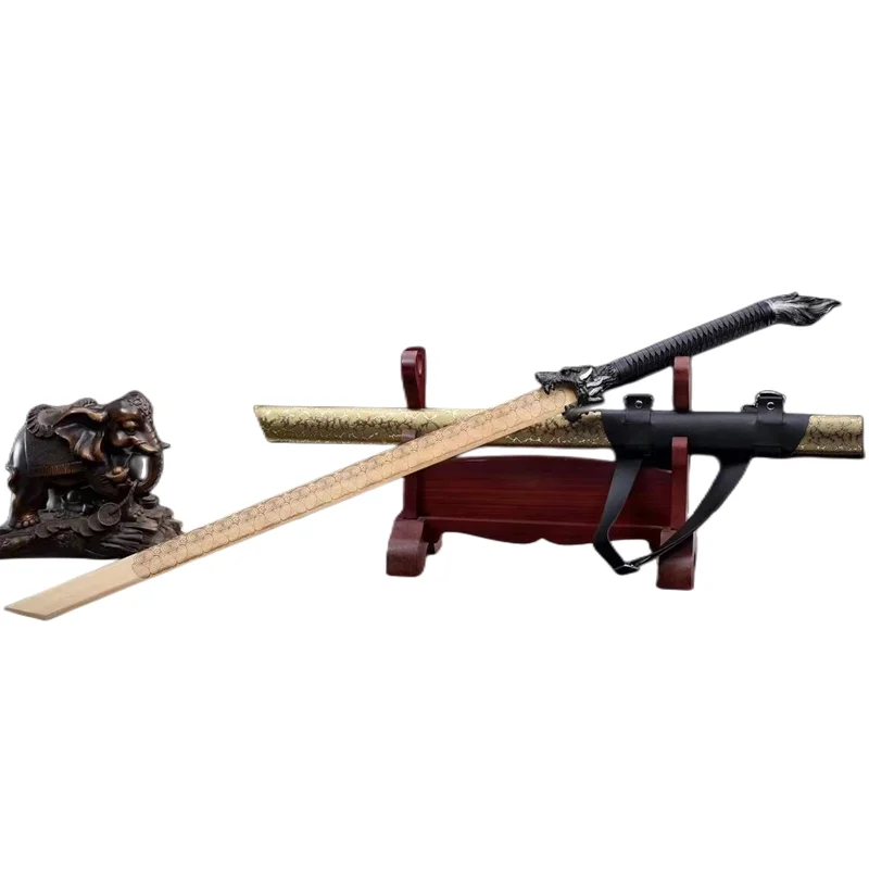 2023 Chinese Longquan Wood Film and Television Works Animation Sword Adult Toys Highly Restored Storytale Shooting