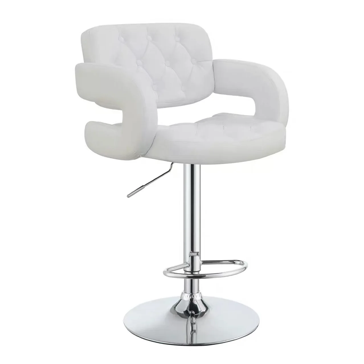 Wholesale Simple White Modern Target Black Bar Stools Chairs Farmhouse Kitchen Island Bar Stools Chair With Arms