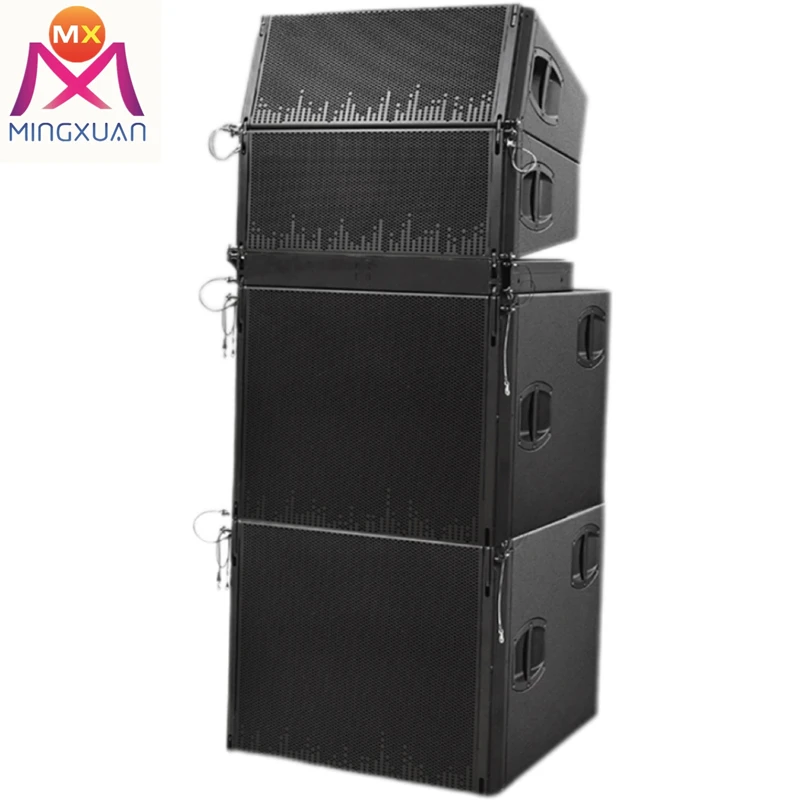 dual 10 inch High performance 3-way passive line array loudspeaker Professional Audio dj equipment