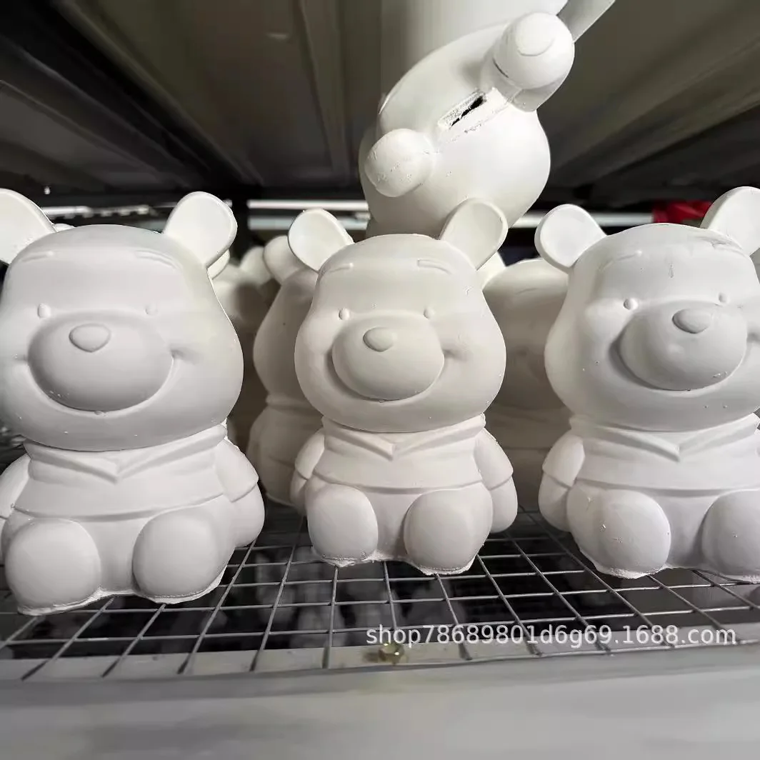 High-Profile Figure Plaster Doll White Body Wholesale Stall Children Coloring Toys Graffiti DIY Painting Plaster Coin Bank