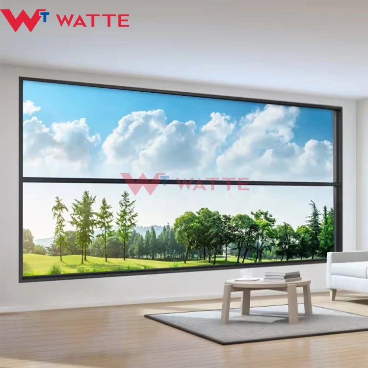 New designs aluminum glass vertical sliding retractable guillotine door windows home balcony panoramic electric lift up window