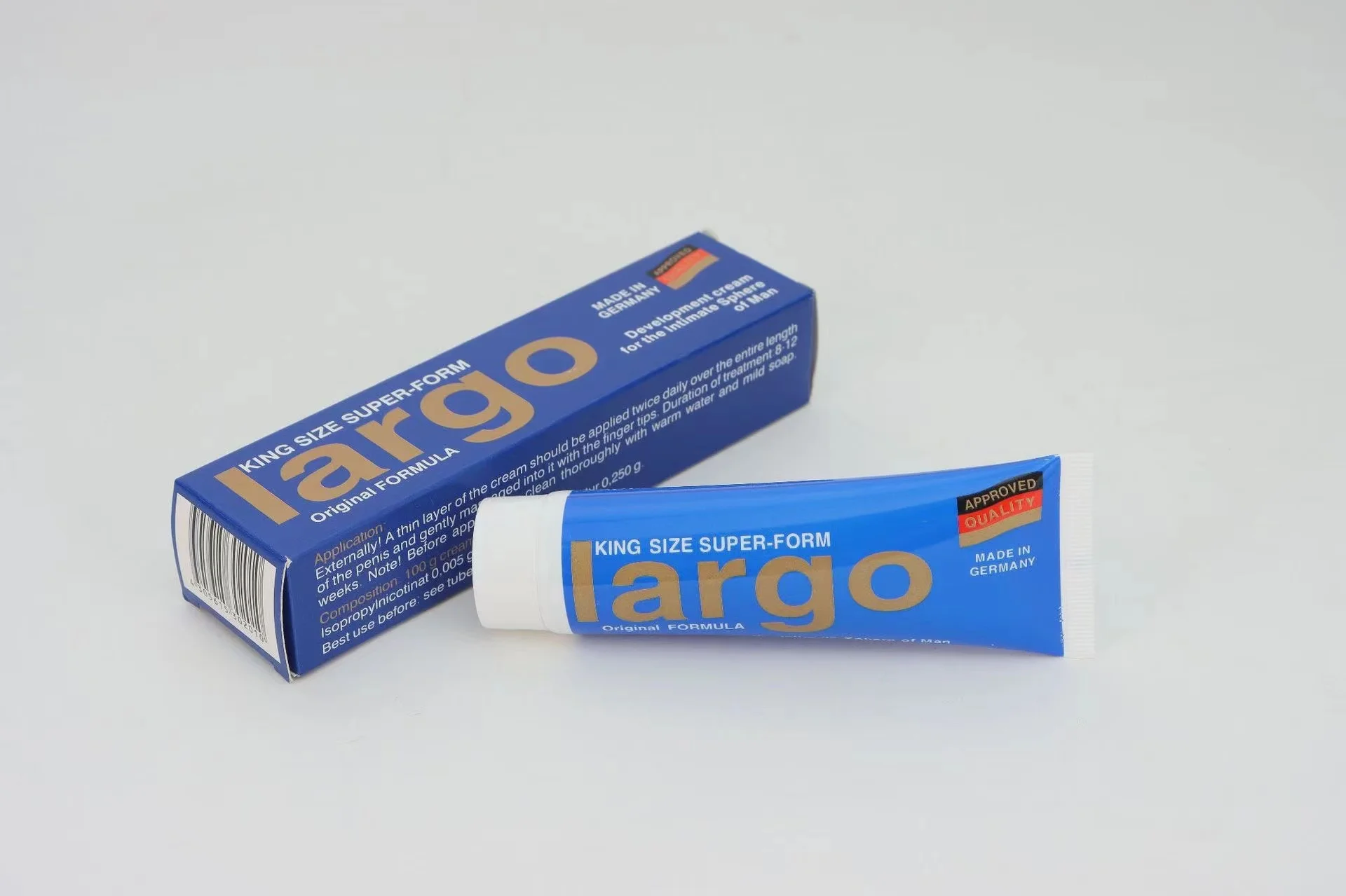Largo king size penis enlargement large penis cream