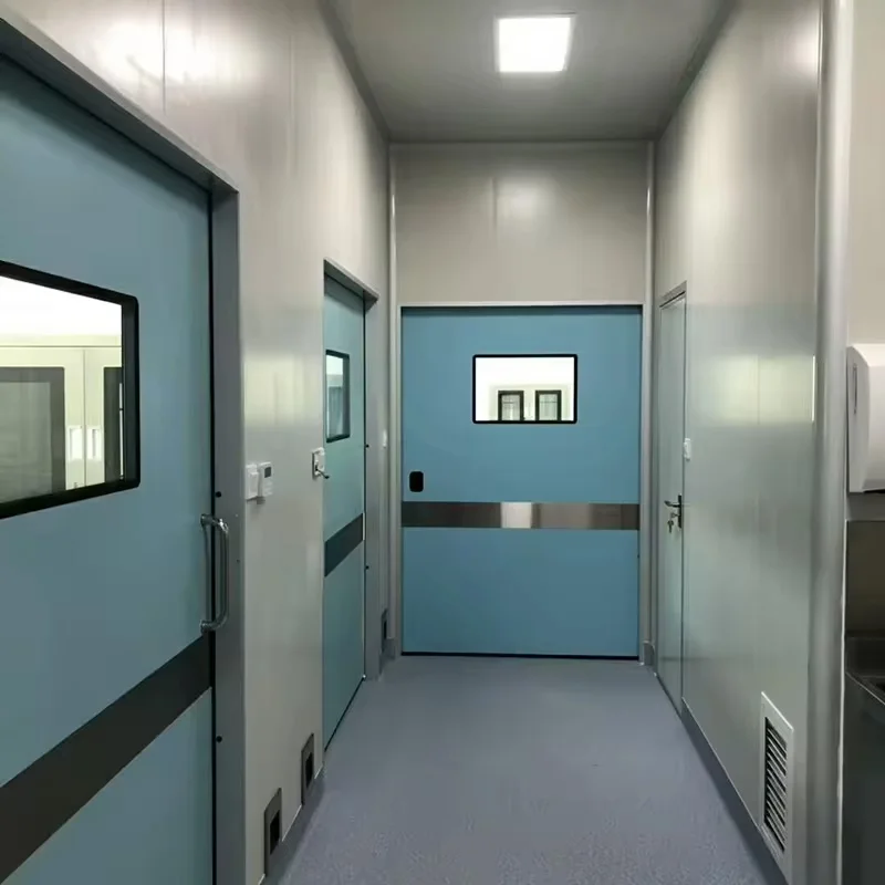 YANING  Door Manual Swing Hermetic door Durable OT Airtight ness Manually Double Door in Operating room