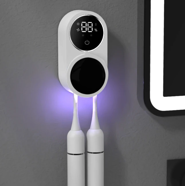 X122 couple Cordless  smart 1800mah battery powered  toothb electric rush holder 24-hour cycle uv  sterilization