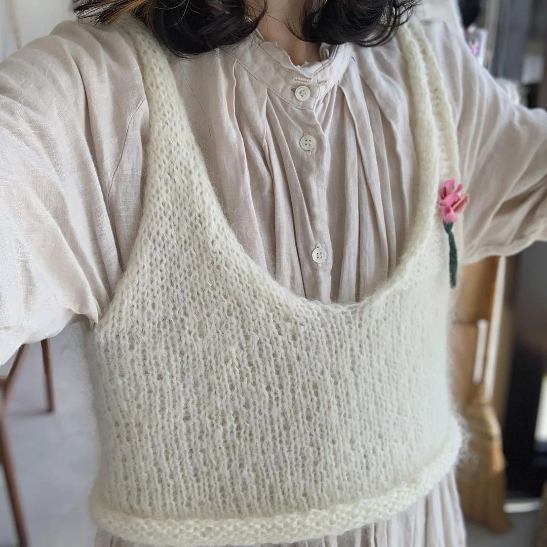 Lotus Yarns Undyed Wool Mohair 130m/50g Hight Quality   Blended yarn handknitting yarn For Hand Dye