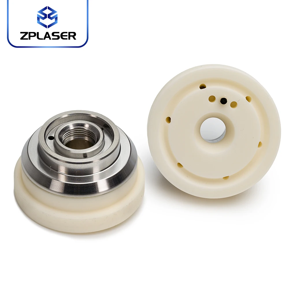 ZPLASER D41-OSPRI-FC14 изолирующее кольцо с наклонным отверстием для впуска/выхода воздуха лазерное керамическое волоконно-лазерной режущей головки