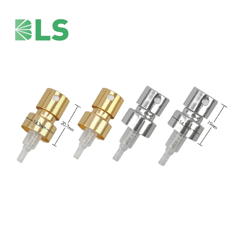 13/400 spray pump Custom high quality micro screw crimp mist water spray pump for perfume