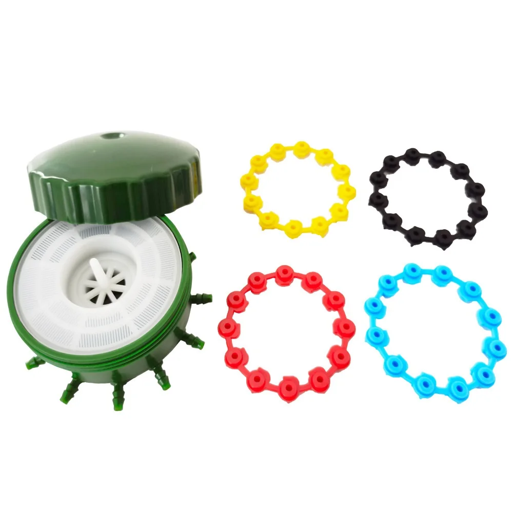 Best Sale 12 Channels  Plant (Outlet) Hydroponic 12 ports Irrigation Manifold for Indoor Garden Growth