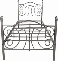 Factory Wholesale Cheap Modern Style Metal Mesh Base Bedroom Iron Bed