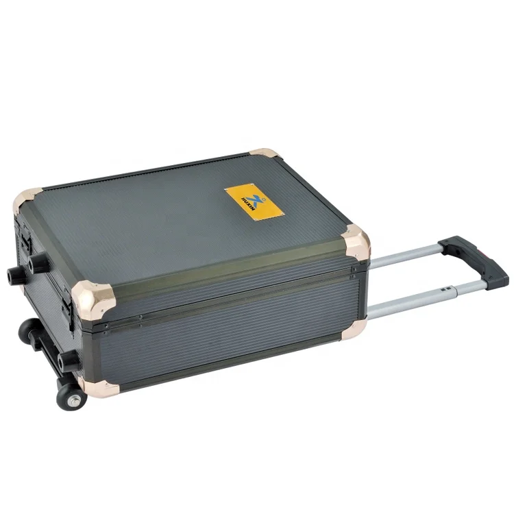 360 Rolling Aluminum Box Quality Craft Tool Boxes With Wheels 50X37X 24cm Tool Box Trolley