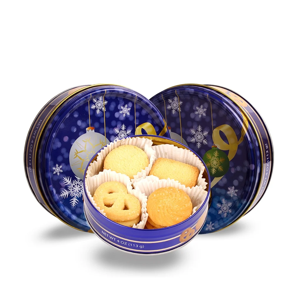 Датское масло печенье в 4 унции синий Олово воздушный шар печенье (60533713392)