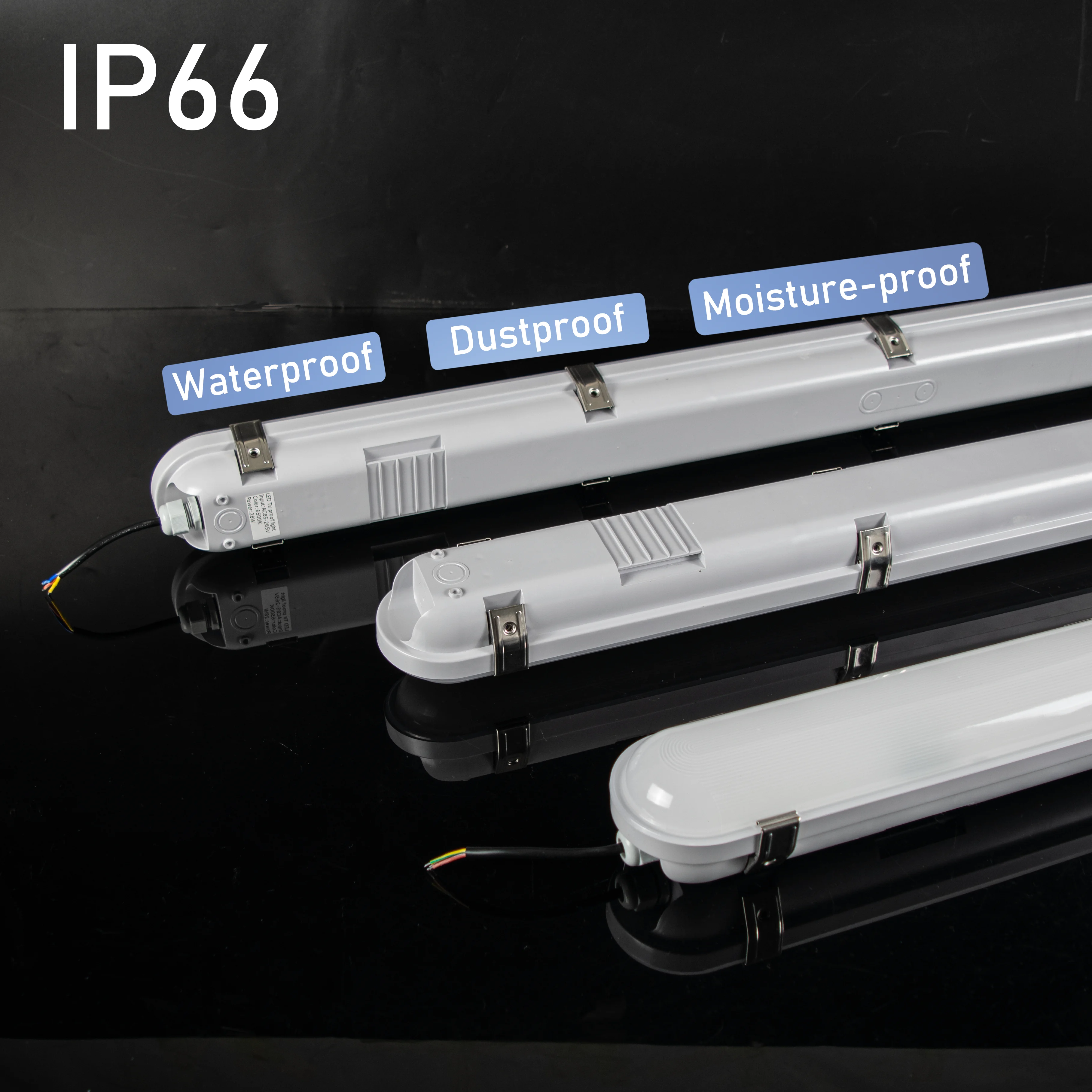 LED fluorescent shade moisture-proof waterproof anticorrosion bracket complete set tr-iproof lamp