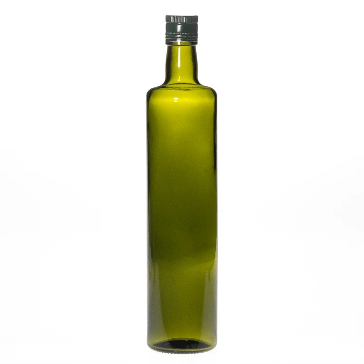 250ml 500ml 750ml wholesale dark green cylindrical glass olive oil bottle 500ml wholesale