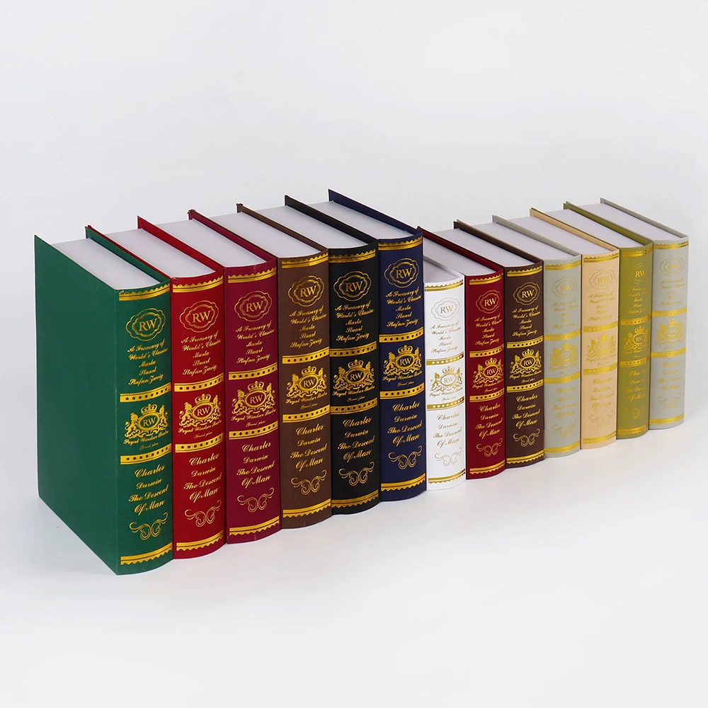 Custom Luxury Decorative Book Luxury Book Decoration Faux Coffee Table Dummy Book Decor