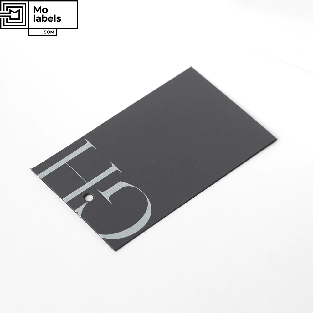 Роскошные Картонные подвесные бирки для одежды с индивидуальным дизайном