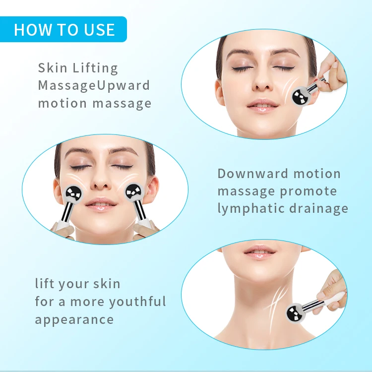 2025 Private Label OEM Skin Beauty Face Roller Magic Cooling Massager Gold Facial Cryo Ice Globes