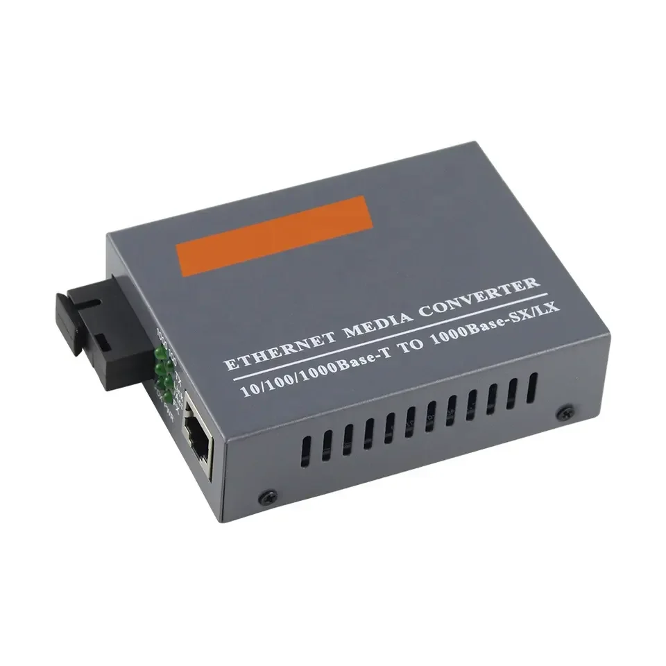 FTTH Fiber Optic Media Converter Simplex Optical Transceiver HTB 3100 Netlink 25km A/B Fiber Media Converter RJ45 Network Cable