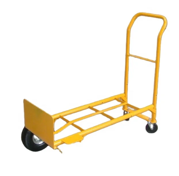 2 in multi function 1 200 kg loading with 3.50-4 pneumatic air wheel platform hand truck hand trolley dolly