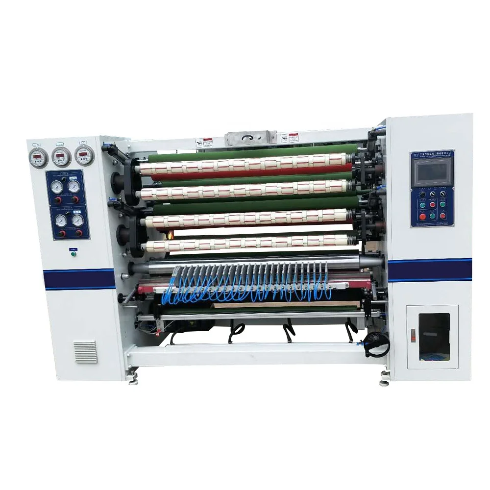 Automatic Adhesive Tape Jumbo Roll Slitting Machinery Slitter Rewinder Cutting Machine