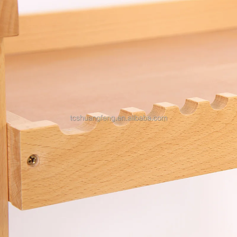 Shuangfeng Art Cart Storage Organizer, 3-Tier Rolling Utility Studio Taboret with Caster Wheels