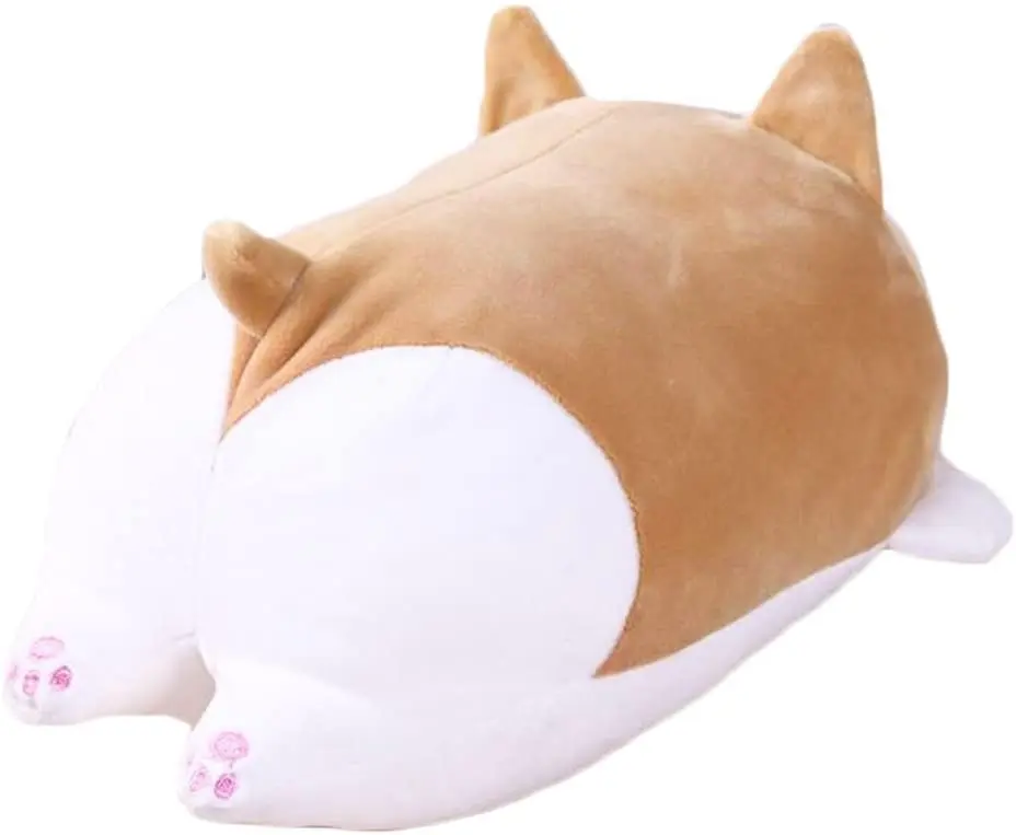 Cheap High Quality Plush Corgi Dog Stuffed Animals Toys Butt Shaped Plush Throw Pillows Plush Toys