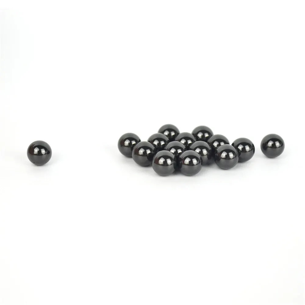Wear-resistant and anti-corrosion silicon carbide balls 4mm SiC ball