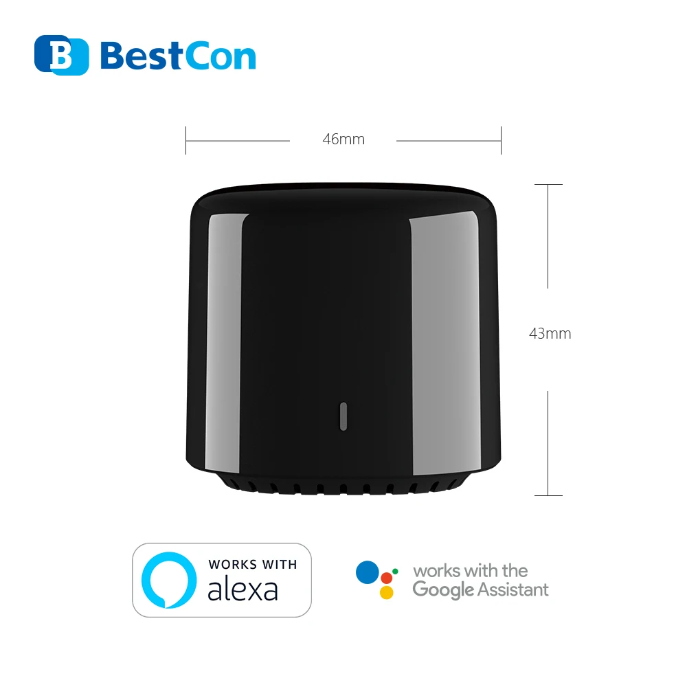 Broadlink Bestcon RM4C Mini Smart Home WiFi IR Remote Controller Automation Modules Compatible with Alexa amazon Google Home