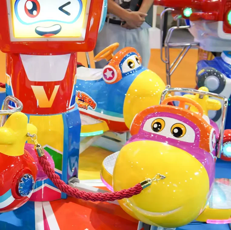 Shopping Center Amusement Park Rotate Fun Flight Arcade Game Machine Coin Operated Kiddie Rides For Sale
