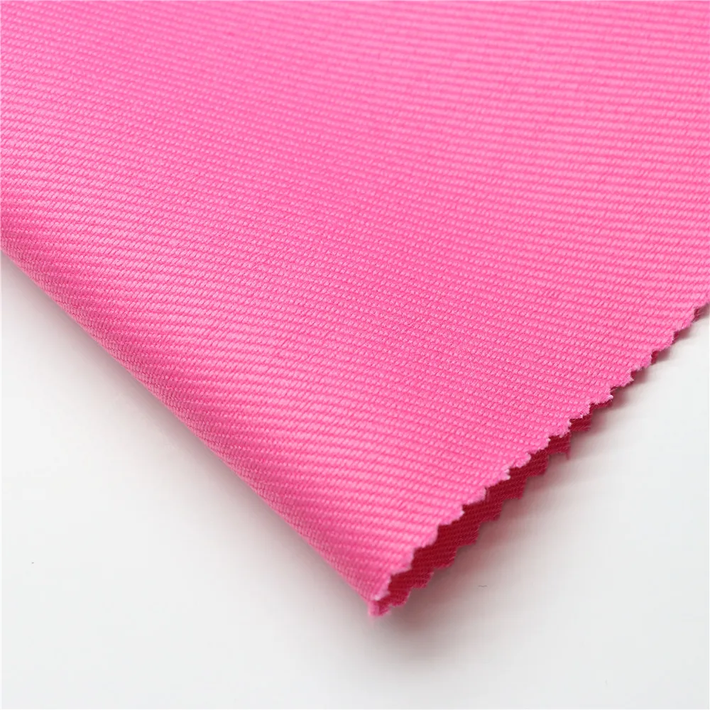 2021 Shaoxing Fabrics Plain Dyeing Double Layer Twill Woven Bengaline Fabric For Clothes