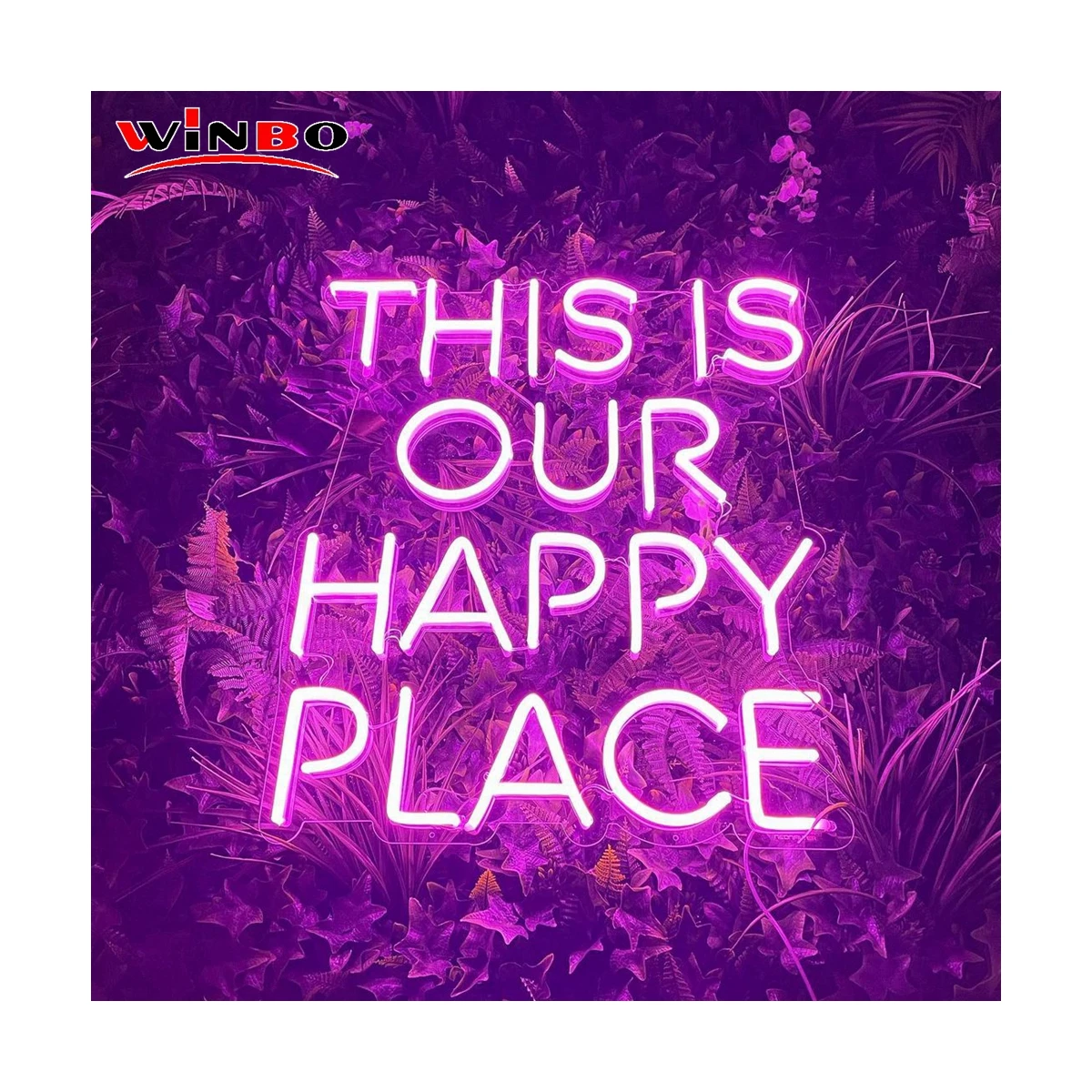 Drop Shipping Shenzen Winbo Wall-mounted Custom Neon Sign Letters Led Neon Sign Light