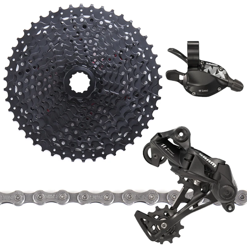 SRAM NX 1x11 Speed Bicycle Groupset Shifter Lever Trigger Rear Derailleur Chain Cassette 11-46T HG Freewheel MTB Bike Kit