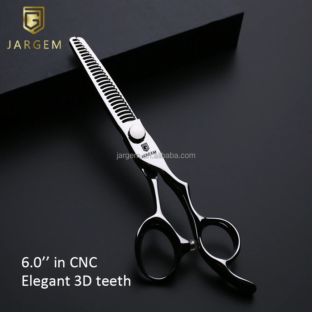 CNC Series Professional Hair Scissors Barber Tools with Wear Plate Limited Hair Cutting Scissors Cobalt Alloy Steel