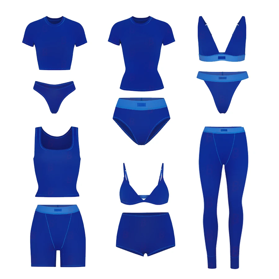 Custom LOGO cotton ribbed jersey hot pink 3 pieces pastel bodysuits leggings inspired plus size sexy club lounge wear