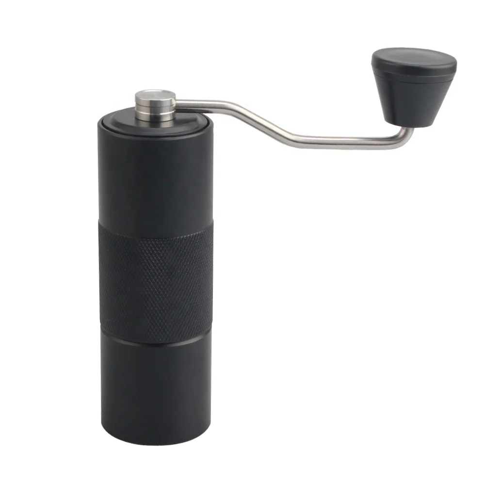 Hand Coffee Grinder with Adjustable Conical Stainless Steel Burr Mill, Manual Coffee Grinder