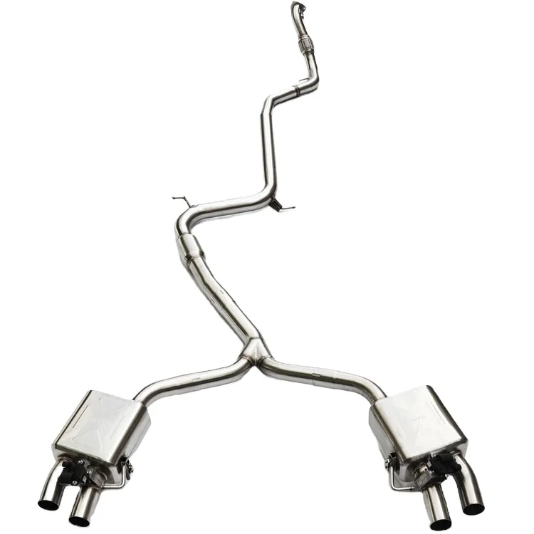 Manufacturer carbon fiber exhaust valve system valve suitable for Audi A4