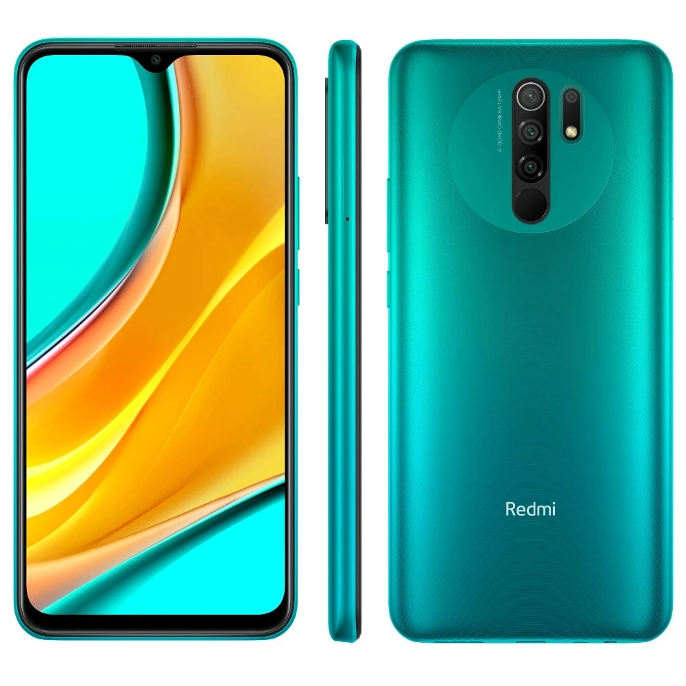 Global Version Xiaomi Cellphones Low Price Redmi 9 4GB 64GB Smartphone Helio G80 Octa Core 13MP Quad Camera 5020mAh 6.53 Inch