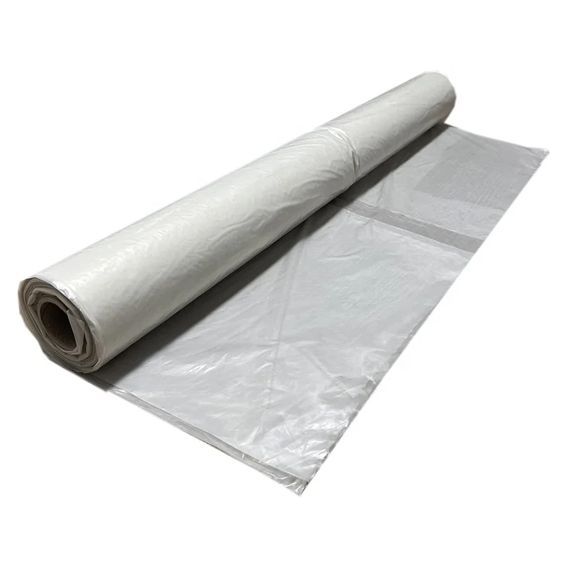 Qingdao Factory Plastic Painters Plastic Rolls Builders Construction Film Recycled LDPE materials