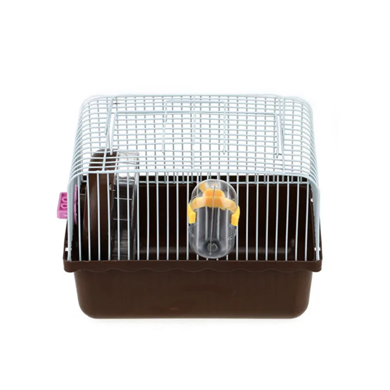 Spot Wholesale Hamster Small Cage For Simple Portable Cage Small Wire Cage Hamster Pastoral Portable Hamster