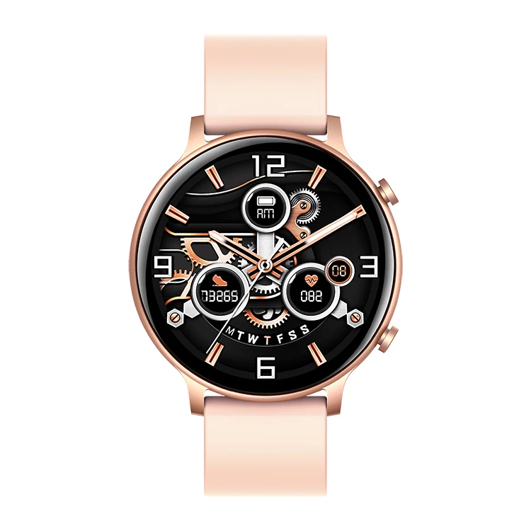 2024 Full Touch Sports IP68 Waterproof Body Temperature Heart Rate Fitness Health Monitoring HT12 Smart Watch