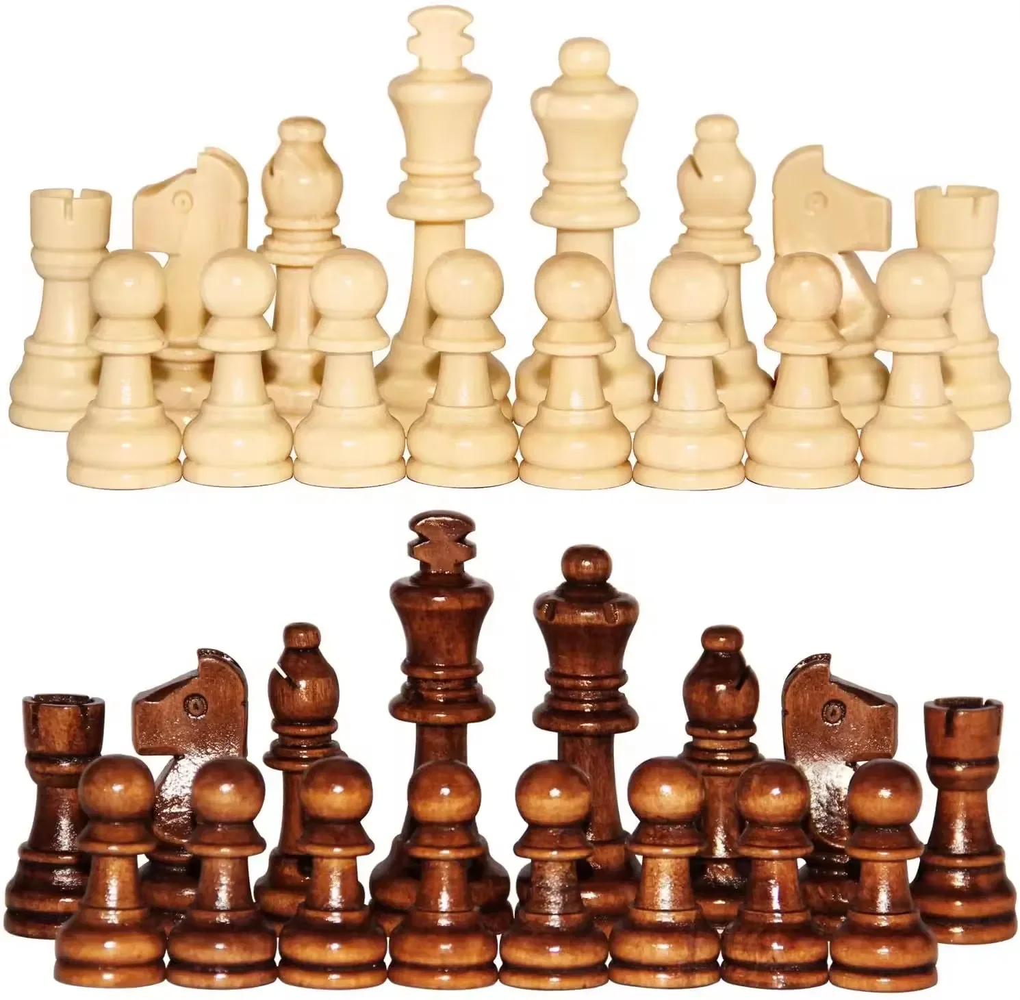 The Modern Hot Selling High-end Wooden Chess Set Is a Classic and Fashionable Suitable for Enthusiasts.