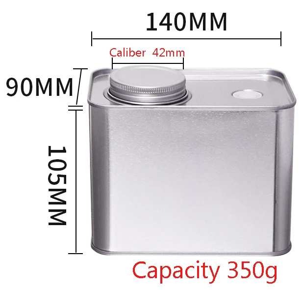 500g Capacity Metal Coffee Bean Packaging Matcha Tea Grain Metal Packaging Tin Cans