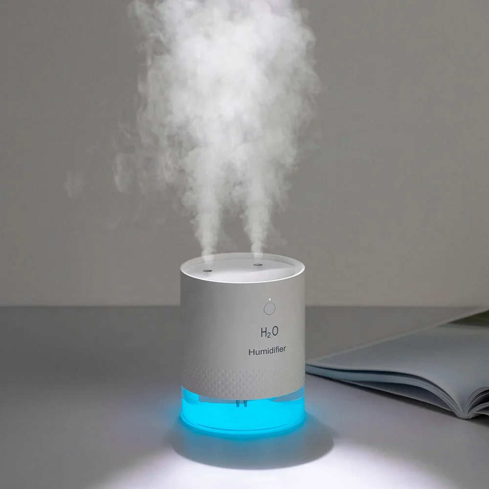 Мини Портативный Автомобильный увлажнитель воздуха Snow Mountain диффузор H2O с двойным соплом