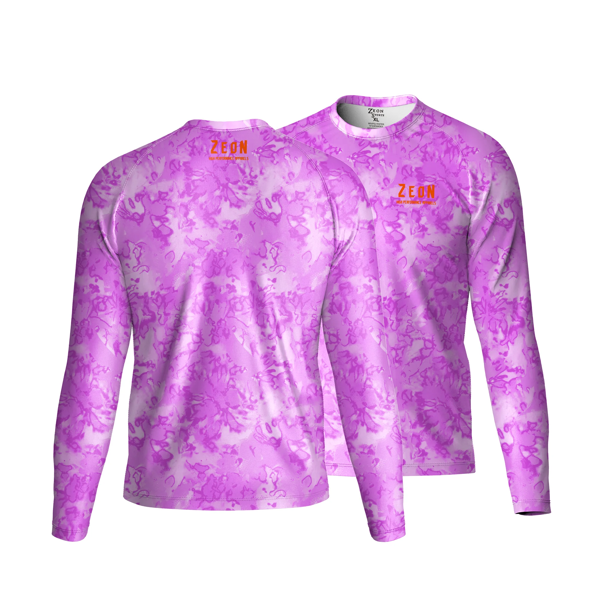 custom pink kryptek ocean camouflage design uv protection long sleeve ladies womens fishing shirts