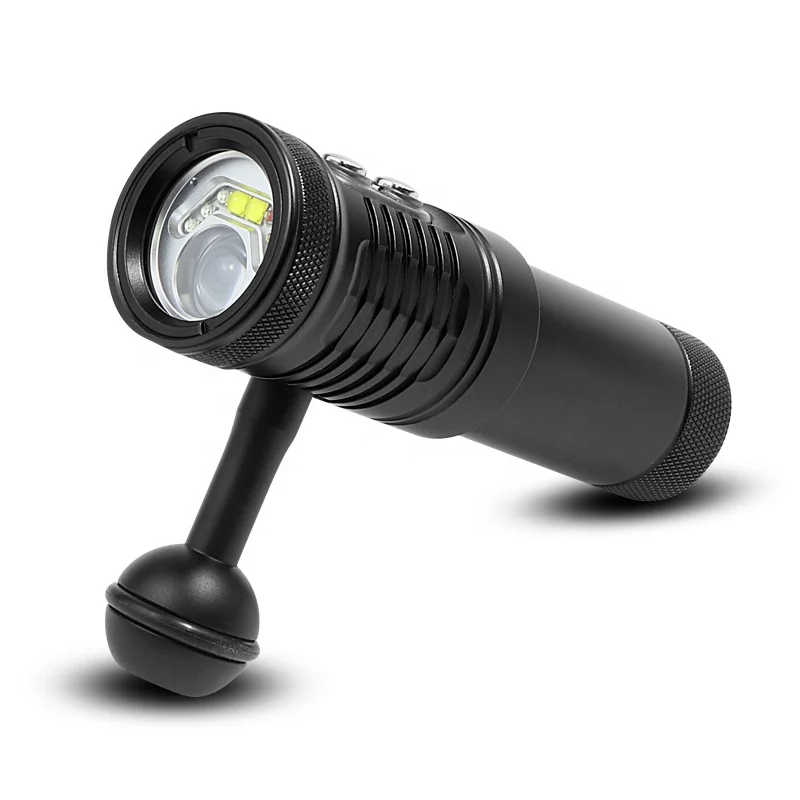 Hi-max V17 Professional Dimmable Underwater Photograph Video Diving Flashlight