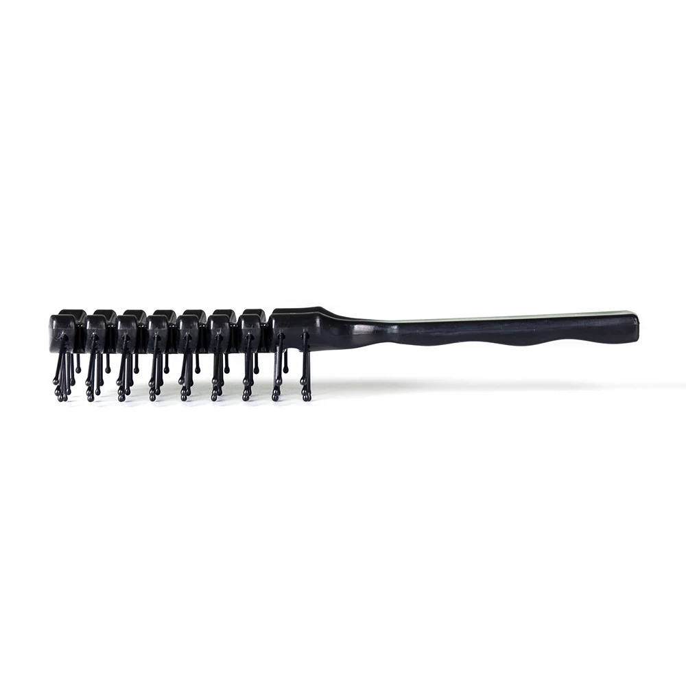 Personalized Plastic Detangling Hair Styling Brush Custom Logo Hair Care Spare Ribs Comb